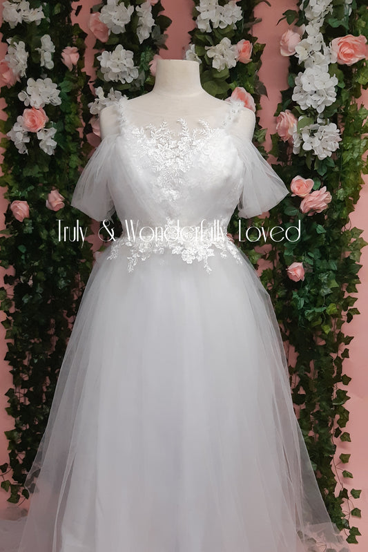 Romantic Off Shoulder Gown